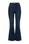 Premium Koyu Mavi Orta Esnek Yüksek Bel Flare Jeans TWOAW27JE00205 - 7