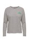 Lacivert Çizgili Slogan Baskılı Oversize/Geniş Kesim Pamuklu Örme T-Shirt TWOAW27TS00057 - 7