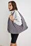 Gray Women's Maxi Size Women's Sports Shoulder Bag Takaw27Oc00051 - 2