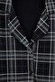 Black 100% Cotton Plaid Knitted Pajamas Set Thmaw27Pt00141 - 6