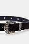 Black Genuine Suede Trok Detailed Women's Belt Takaw27Ke00005 - 6
