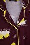 Teen Brown 100% Cotton Duck Patterned Ribbed Knitted Pajamas Set Thmaw26Pt00117 - 4