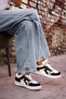 Women's Sneaker High Sole Suede Sports Shoes Aryan Black - 4