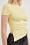 Asymmetrical Detailed Gathered Side Blouse - 3