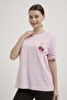 Cherry Printed T-Shirt with Back Detail