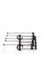 Fabric In-Cabinet Jeans Trousers Hanger 5 In 1 Pantalon Hanger Hanger Color White - 2