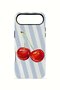 iPhone 17 Air Vorian Dual Layer Case Cherry Blue Stripe - 4