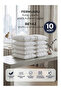Zippered Inner Lining White Pillow Cover 10 Pieces Is Not Padded - 5