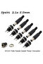 5 Pair DC 12V Male Female Socket Panel Mount Barrels Jack Plug Power Connector Female Jack Screw ...
