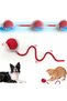 Interactive Cat Toy - Automatic Ball with Fluffy Tail and LED - 2