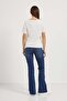 Thick V-Neck Side Slit Stretchy T-Shirt - 5