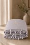 Gray Balcony Curtain Luxury 1St Class Tarpaulin Fabric Water Repellent Top Cornice Bottom and Side Tie Balcony Tarpaulin