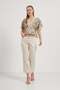 Patterned Lace Detailed Open Collar Blouse - 3