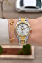 Gold Metallic Color 30 mm Numeral Women's Wristwatch and Gift Bracelet - 2