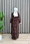 Nuray Dress Viscose Fabric Women's Black Collar Openable Buttons Elastic Sleeves Comfortable Cut Hijab Dress - 2