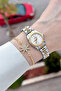 Gold Gray Color 22.5 mm Women's Wristwatch and Bracelet Same as Pictured
