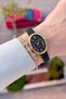Kasası Gold Cord Black Color Gift Packaged 22 mm 5 Atm Women's Wristwatch - 4