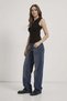 Collared Zipper Detailed Sleeveless Stretchy Bodysuit - 4
