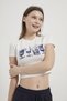 Cup Printed Crop T-Shirt - 2