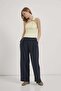 Accessory Detailed One-Shoulder Textured Stretchy Blouse - 3