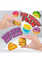 random 12pcs 12pcs Mini Squeeze Toys, School and Birthday Gift Pack with Various Food &Fries Slow-Ri - 6