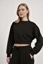 Crew Neck Premium Crop Sweatshirt - 2