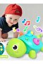 HLX229A Baby Musical Turtle Toy with Lights & Sounds | Crawling, 360° Wheels, Gradient Lighting | Fi - 8