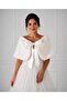Short Fur Etol Bridal Bolero Off White, Etol, Shawl