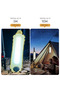 2-in-1 lighting 2-in-1 LED Lamp 2000mAh Rechargeable Outdoor Emergency Light IP66 Waterproof Inflata - 3