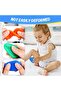 6PCS-1 Set 6PCS Fidget Toys Sensory Stone Set Soft Textured Worry Stones for Autism Calming Silicone - 2