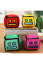 12cm green 12cmGeometry Dash Cube Plush Toys Stuffed Plushie Doll Small Pillow Square Pendant Game C