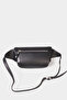 Capitone Printed Black Genuine Leather Waist Bag for Men / Women P1942 - 2