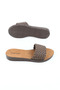 Summer Faux Leather Women's Slippers - 6