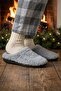 Women's Winter Plush Design Home Garden Gondola Slippers