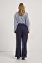 Armalife 3108 Beli Elastic Cirt Closure Palazzo Women's Pants - 5