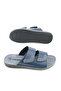 Summer Velcro Detachable Faux Leather Comfortable Sole Men's Slippers - 6