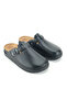 Women's Winter Indoor Outdoor Genuine Leather Comfortable Sole Single Strap Adjustable Home Garden Slippers - 5