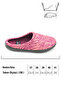 Women's Winter Pu Comfortable Sole Patterned Home Garden Gondola Slippers - 3