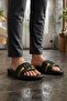 Men's Summer Pu Suitable for Wet Floor Home Bathroom Garden Pool Slippers