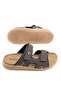 Feichtingen Men's Summer Inner Insole Genuine Leather Double Velcro Adjustable Comfortable Sole Daily Sweat - 6