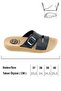 Women's Summer Bottom Sole Pu Artificial Leather Single Buckle Adjustable Comfortable Massage Sole Daily Slippers - 3