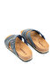 Summer Women's Cork Pvc Sole Single Buckle Adjustable Comfortable Daily Slippers - 5
