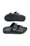 Summer Women's Comfortable Sole Faux Leather Double Buckle Adjustable Daily Slippers - 6