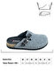 Women's Winter Comfortable Sole Single Buckle Adjustable Felt Home Garden Slippers - 3