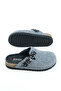 Women's Winter Comfortable Sole Single Buckle Adjustable Felt Home Garden Slippers - 6