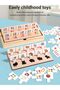 multifunctional box New Popular Pattern Matching Game Shape Cognitive Toy Educational Toys Wooden Mu - 7