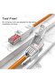 2PCS ZoeRax 2pcs Tool Free RJ45 CAT6 Connector Ethernet Termination Plugs, 23AWG to 26AWG Cable Inte - 2