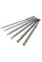 6mm 110mm 110/160/210mm Electric Hammer Drill Bit 5/6/8/10/12/14/16mm Cross Type Tungsten Steel Allo - 3