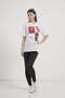 Armalife 2194 Red Lip Themed Bis Collar Women's T-Shirt - 3