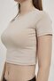 Armalife 1642 bis neck short sleeve basic women's t-shirt - 5